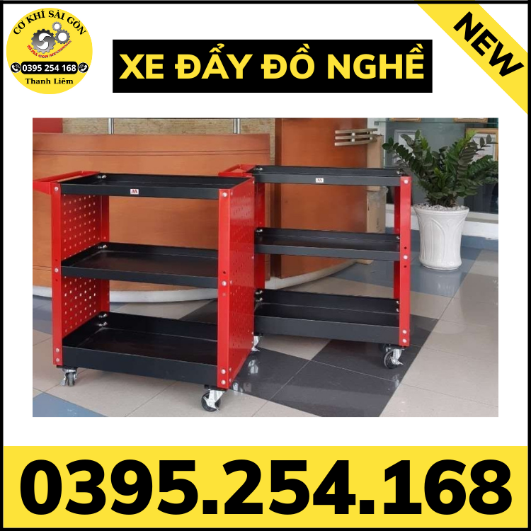 Xe đẩy dụng cụ đồ nghề tùy chỉnh kích thước theo yêu cầu